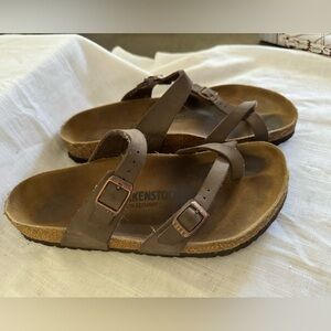 Brown Mayari Birkenstock sandals